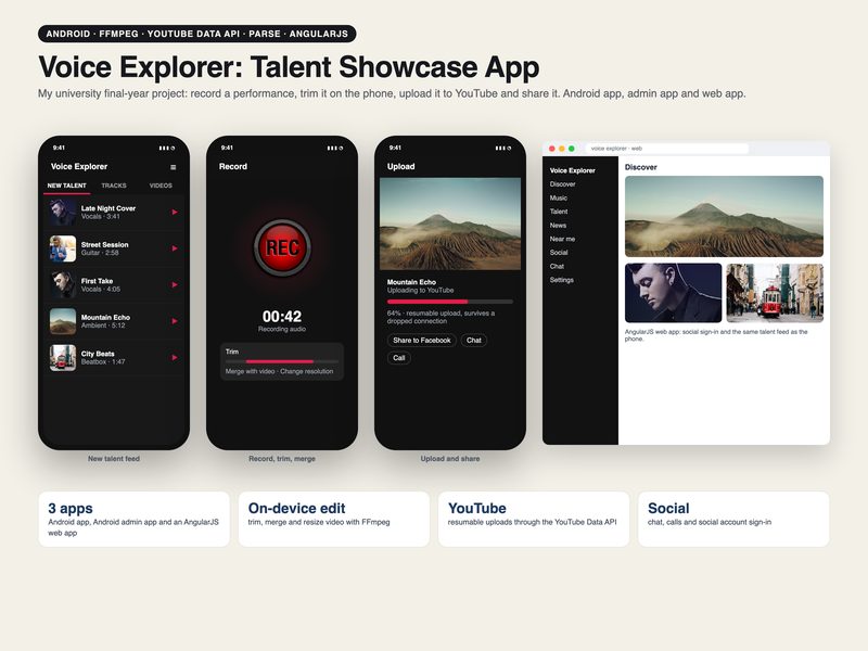 Voice Explorer (University Project)